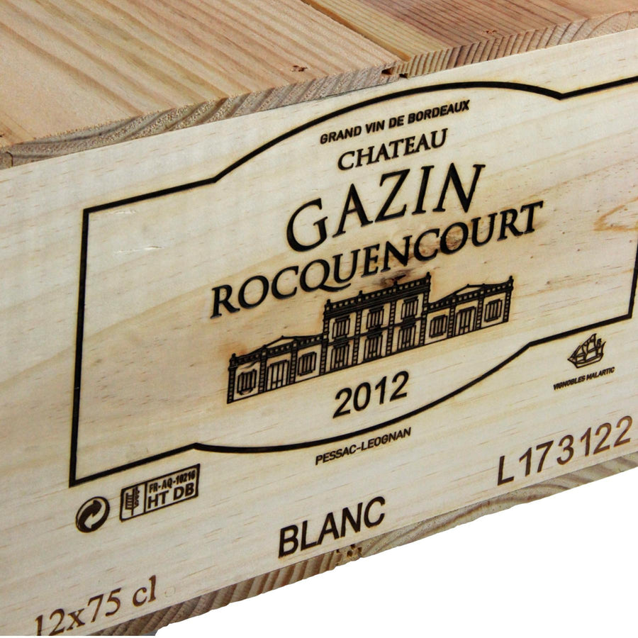 2012 Gazin Rocquencourt Blanc, Pessac Leognan, Frankrijk