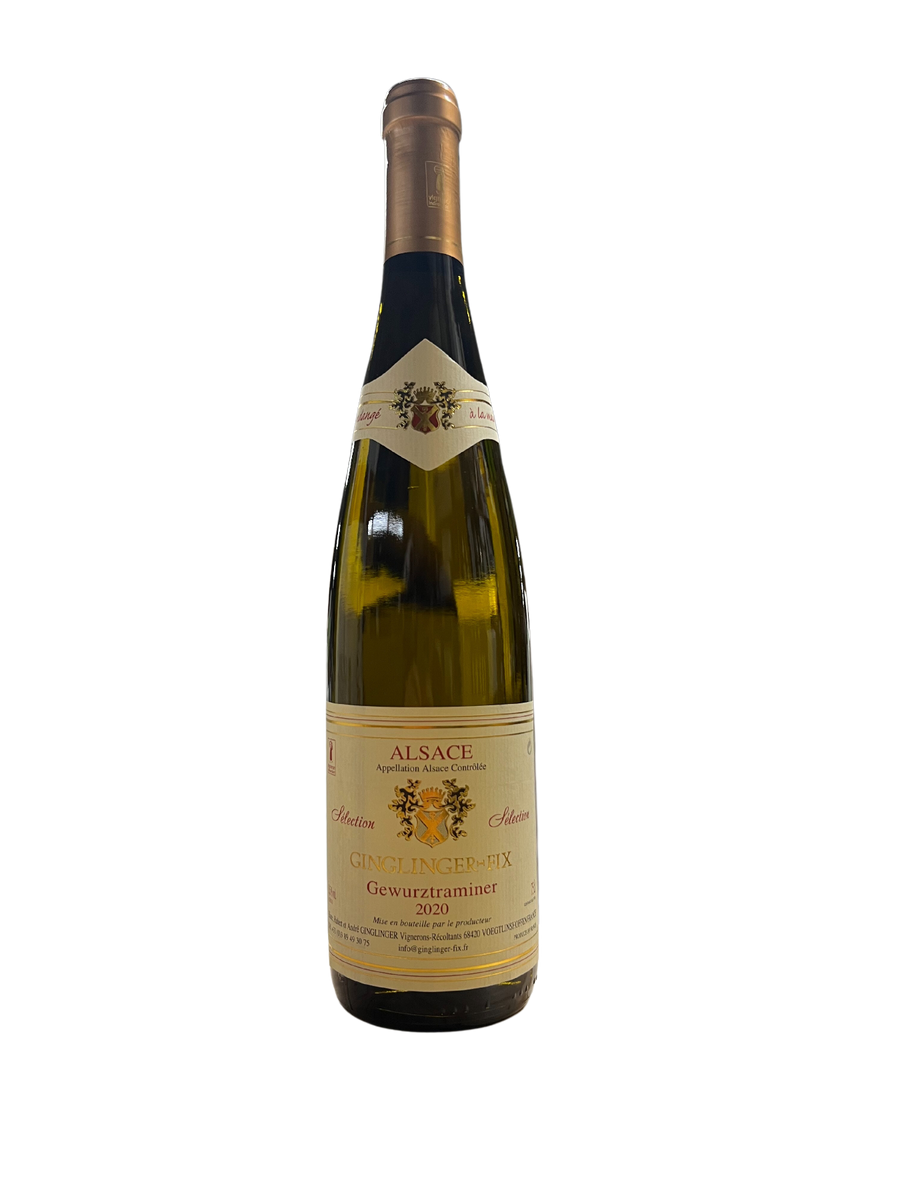 2021 Domaine Ginglinger, Gewürztraminer Sélection, Alsace, Frankrijk