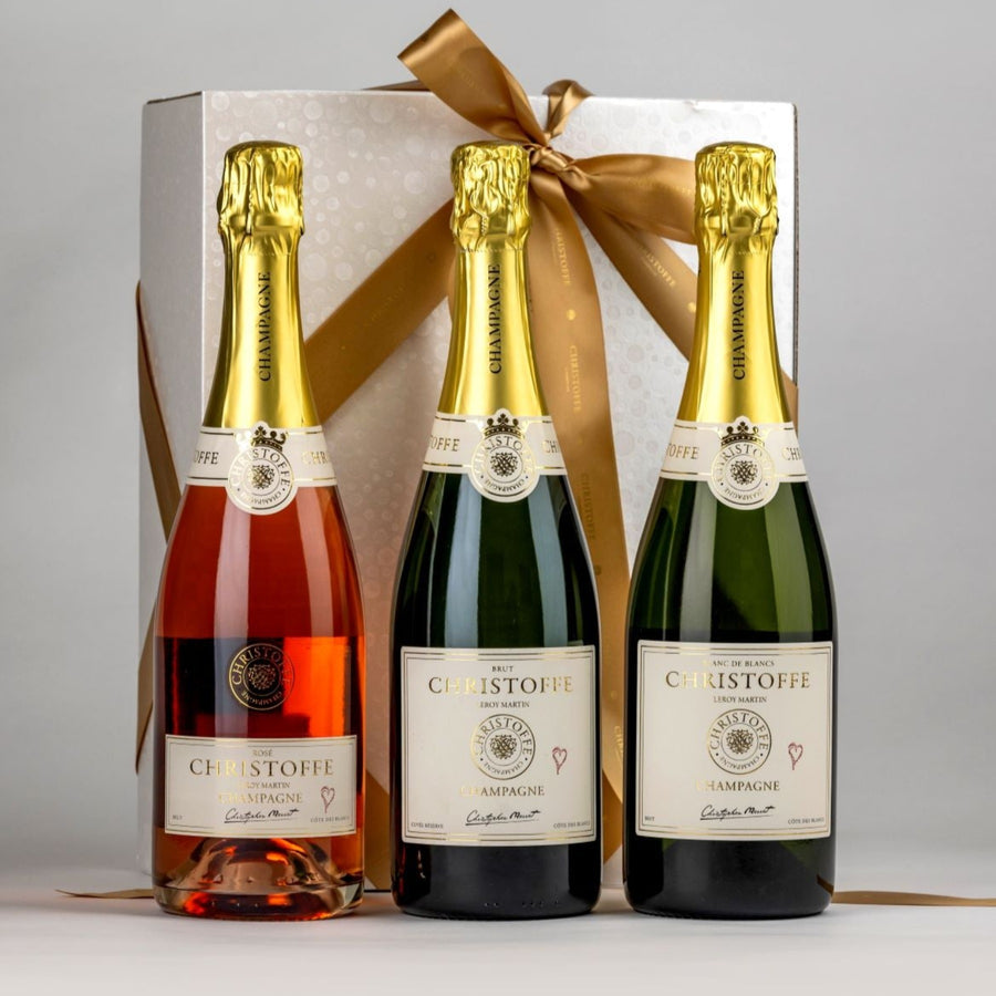 Christoffe collection brut Cuvée reserve, Blanc de Blancs, Rosé