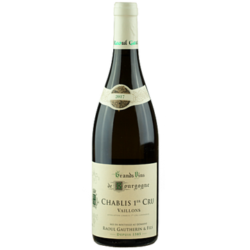 2022 Chablis 1er Cru 'Vaillons' Domaine Raoul Gautherin et fils, 37,5cl, Chablis, Bourgogne, Frankrijk