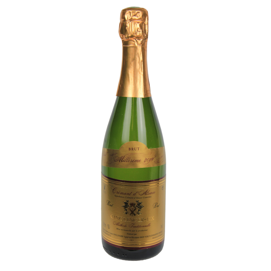2018 Domaine Ginglinger, Cremant d'Alsace Brut, Alsace, Frankrijk