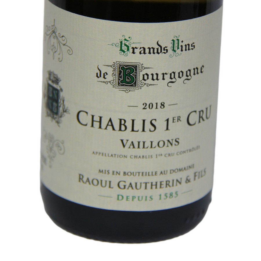 2022 Domaine Raoul Gautherin et fils, Demi Bouteille, Chablis, Bourgogne, Frankrijk