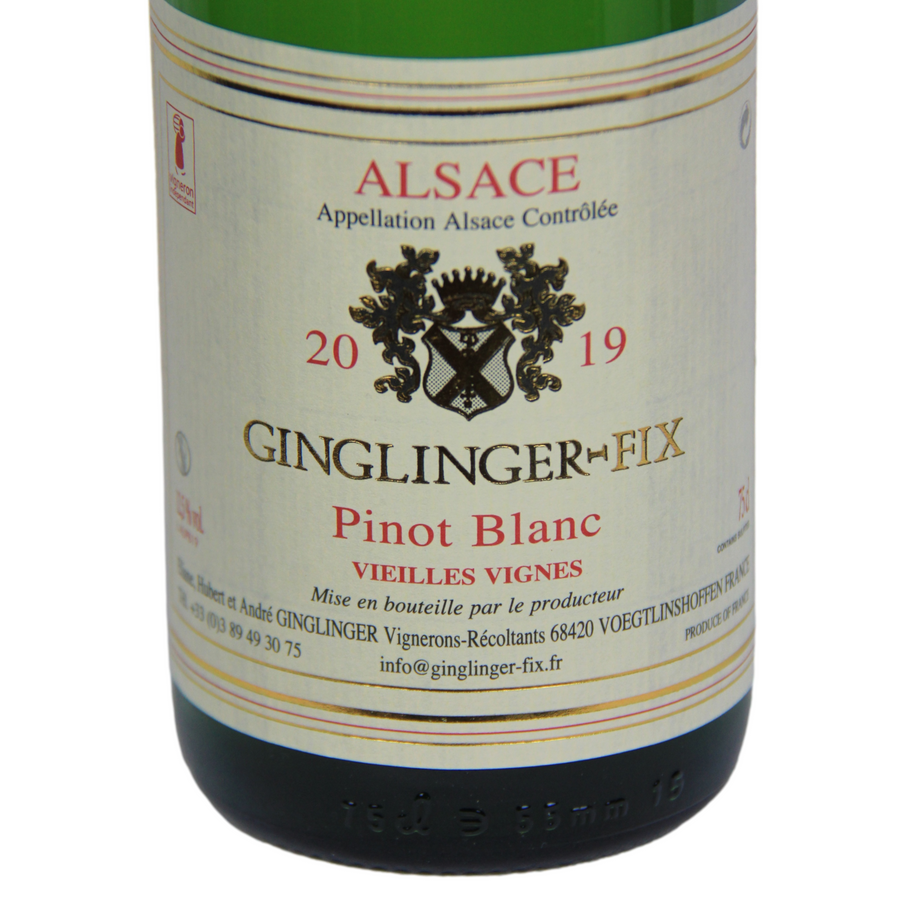 2019 Domaine Ginglinger, Auxerrois Vieilles Vignes Pinot Blanc, Alsace, Frankrijk